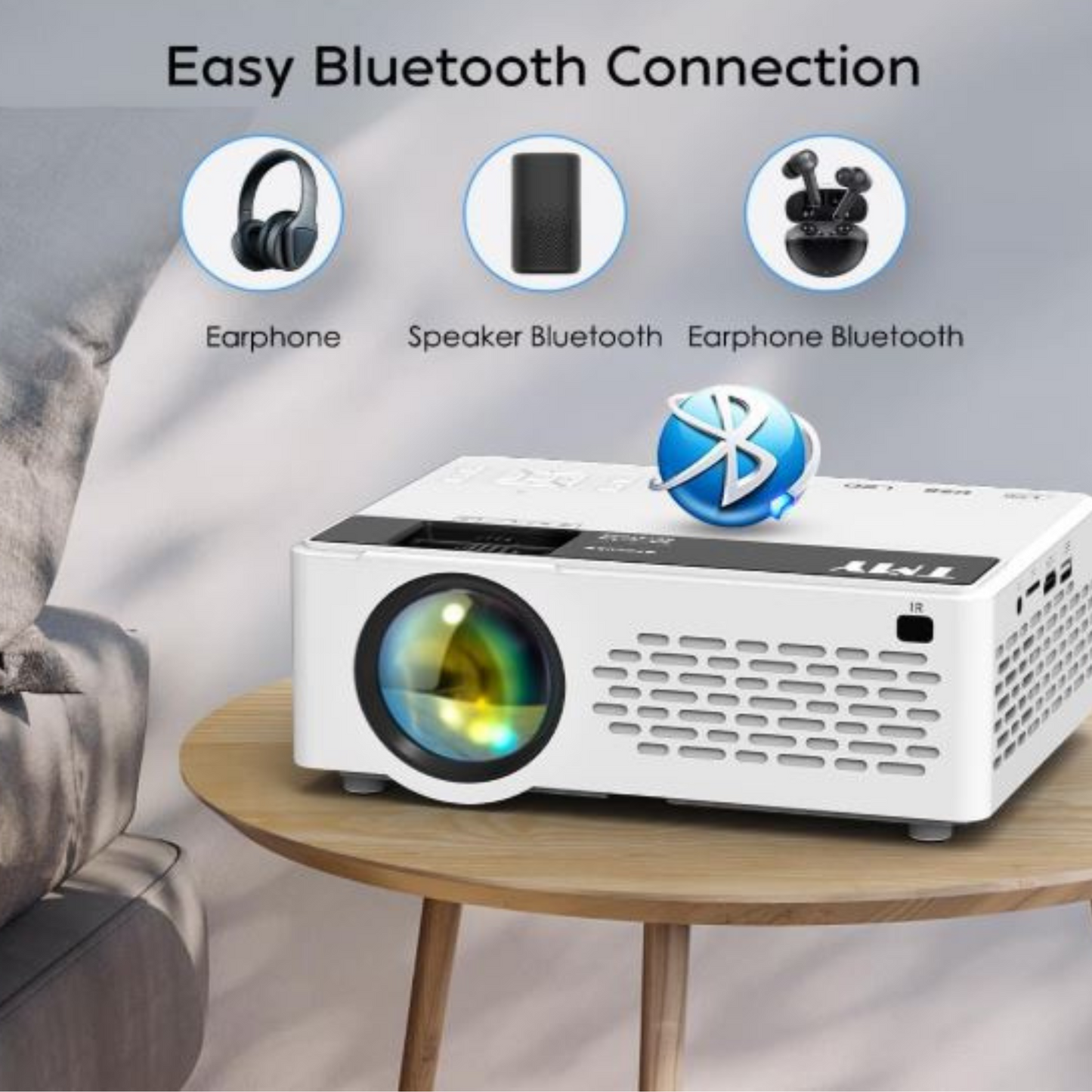 Proyector TMY Mejorado 4K WiFi - 1080P Full HD